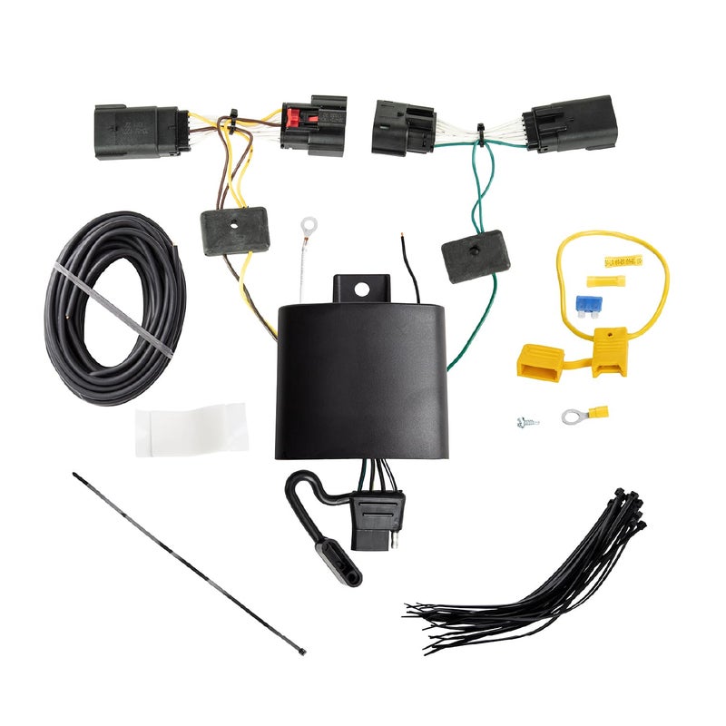Tekonsha 118786 T-OneÂ® T-Connector Custom Harness, 4-Way Flat, w/Circuit Protected ModuLiteÂ® HD Module, Compatible with 2020-2024 Jeep Gladiator, 2018-2024 Jeep Wrangler. - Image 2
